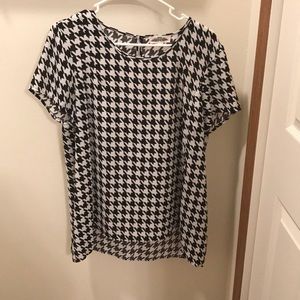 Black and white shirt